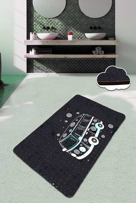 Mijölnir Alfombrilla de Baño Bus 70 x 120 cm Multicolor Mijölnir Alfombrilla de Baño Bus 70 x 120 cm Multicolor